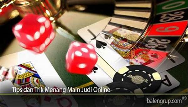 Tips Menang Judi Kasino Online