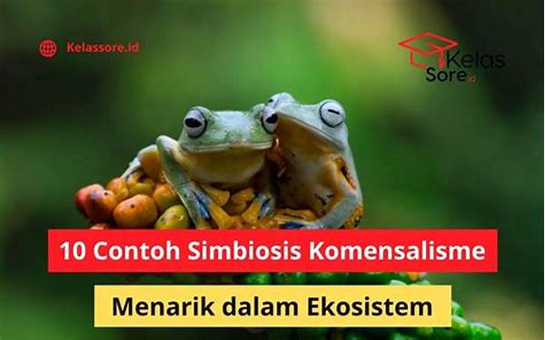 Hubungan Komensalisme Dalam Ekosistem
